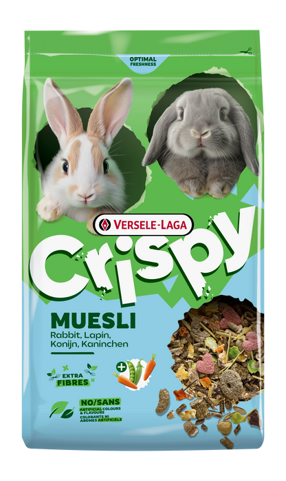Versele Laga Crispy Muesli Rabbit - complete food for dwarf rabbits