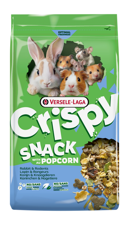 Versele Laga Crispy Snack with Popcorn - допълваща храна за гризачи 550 гр