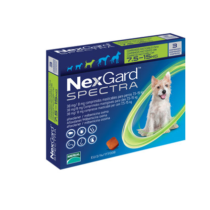 NexGard Spectra - противопаразитни таблетки за кучета от 30 до 60 кг, 3 броя