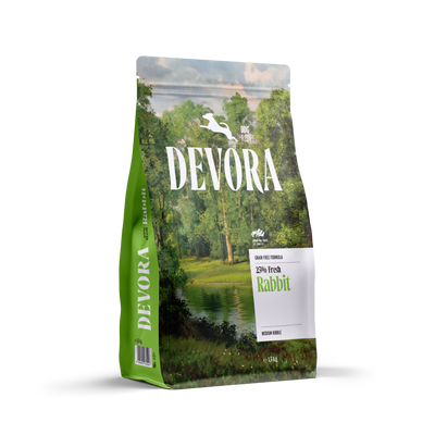 Devora Monoprotein Dog Rabbit - суха храна за кучета със заешко