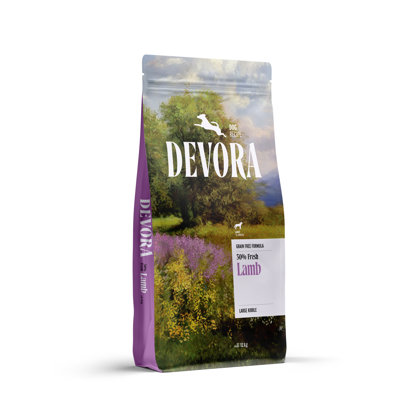 Devora Dog Adult Large Lamb - суха храна за кучета от големи породи с агнешко