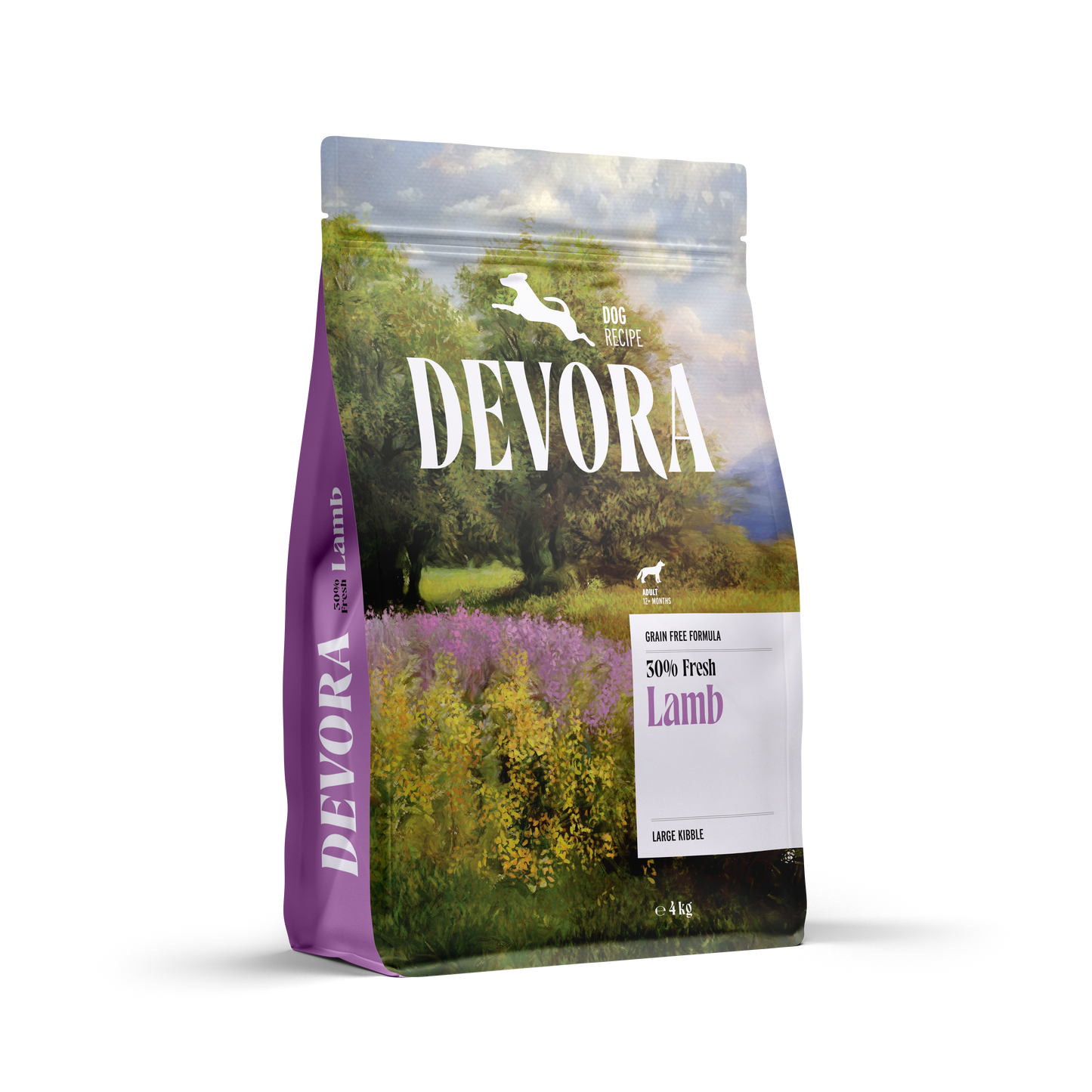Devora Dog Adult Large Lamb - суха храна за кучета от големи породи с агнешко