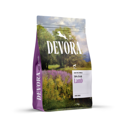 Devora Dog Adult Large Lamb - суха храна за кучета от големи породи с агнешко