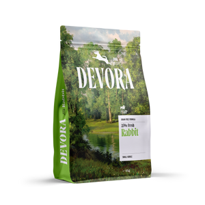 Devora Dog Medium and Large Puppy Rabbit - суха храна за кученца от средни и големи породи със заешко
