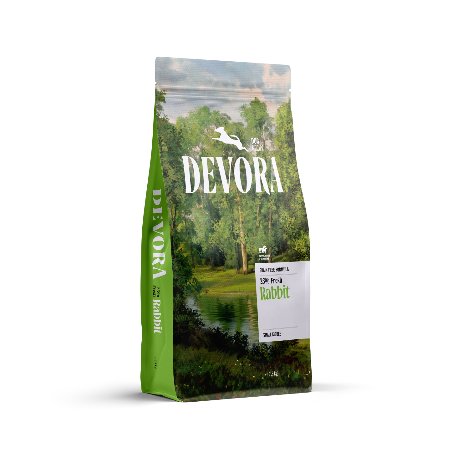 Devora Dog Medium and Large Puppy Rabbit - суха храна за кученца от средни и големи породи със заешко 4 кг