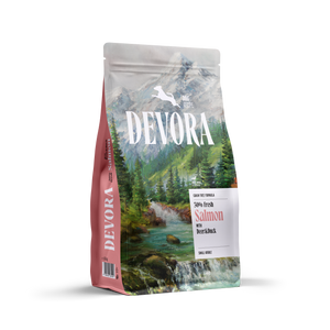 Devora Dog Adult Mini Deer and Salmon - суха храна за кучета от малки породи с еленско и сьомга