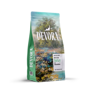 Devora Turkey, Chicken and Duck Kitten - суха храна за котенца с пилешко, пуешко и патешко