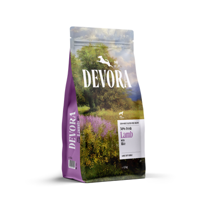 Devora Dog Semimoist Lamb - полусуха храна за кучета с агнешко