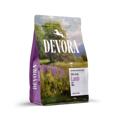 Devora Dog Semimoist Lamb - полусуха храна за кучета с агнешко
