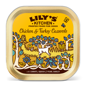 Lilys Kitchen Dog Chicken and Turkey Casserole - консерва за кучета с пилешко и пуешко 150 гр