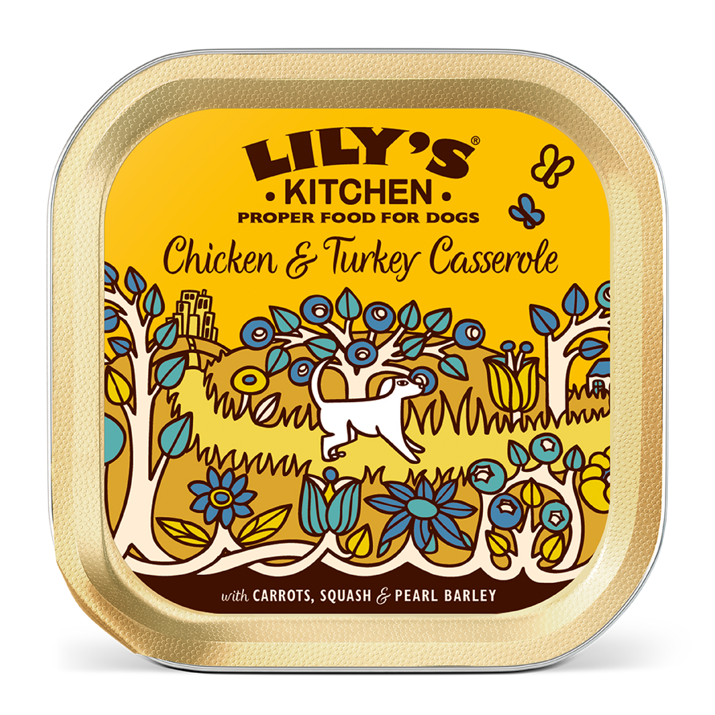 Lilys Kitchen Dog Chicken and Turkey Casserole - консерва за кучета с пилешко и пуешко 150 гр