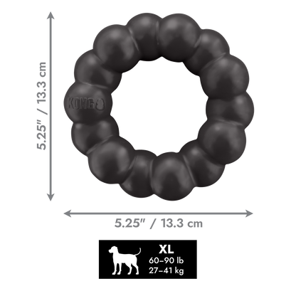 KONG Extreme Ring XL - каучукова играчка за кучета 12.7 см
