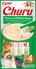 Inaba Churu Тuna with Chicken - кремообразно лакомство с риба тон и пилешко 4 х 14 гр