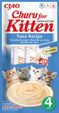 Inaba Churu Kitten Tuna - кремообразно лакомство за котенца с риба тон 4 х 14 гр