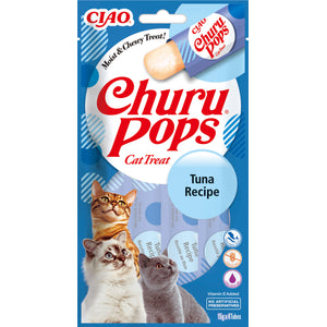 Inaba Churu Pops Tuna - течно лакомство с риба тон 4 х 15 гр