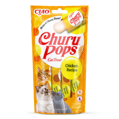 Inaba Churu Pops Chicken - течно лакомство с пилешко месо 4 х 15 гр