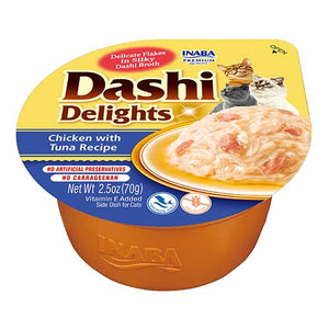 Inaba Dashi Delights Chicken with Tuna - апетитен топинг с пилешко месо и риба тон 70 гр