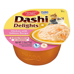 Inaba Dashi Delights Chicken with Salmon - апетитен топинг с пилешко месо и сьомга 70 гр