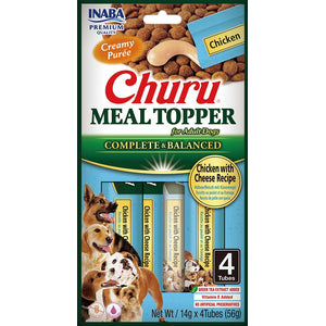 Inaba Meal Topper Chicken and Cheese – топинг с пилешко месо и сирене 4 x 14 гр