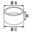 Flamingo Feeding and Drinking bowl Valerio Round - купичка за храна и вода, розова 300 мл