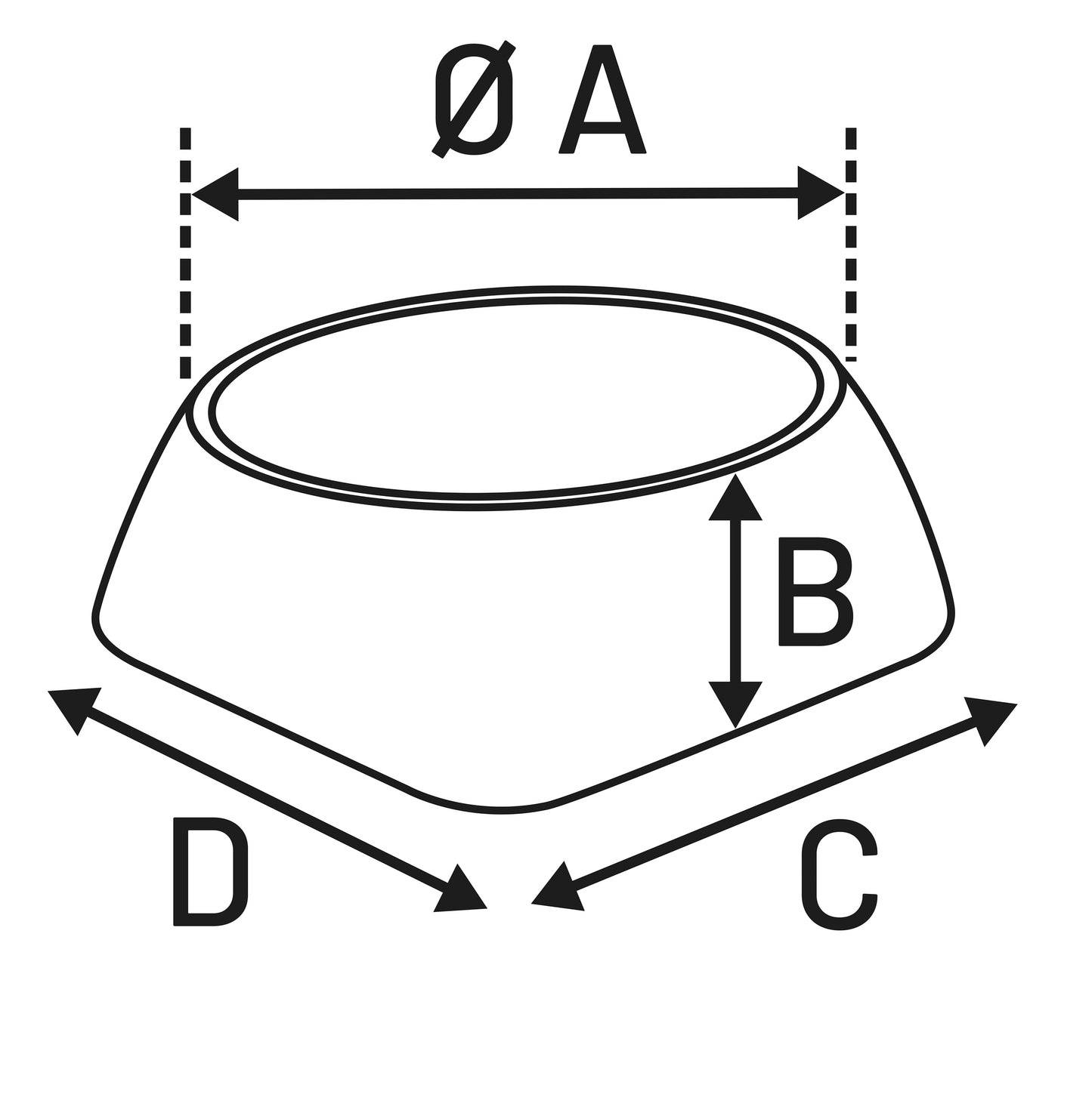 Flamingo bowl Langro oval exoti - купичка 210 мл