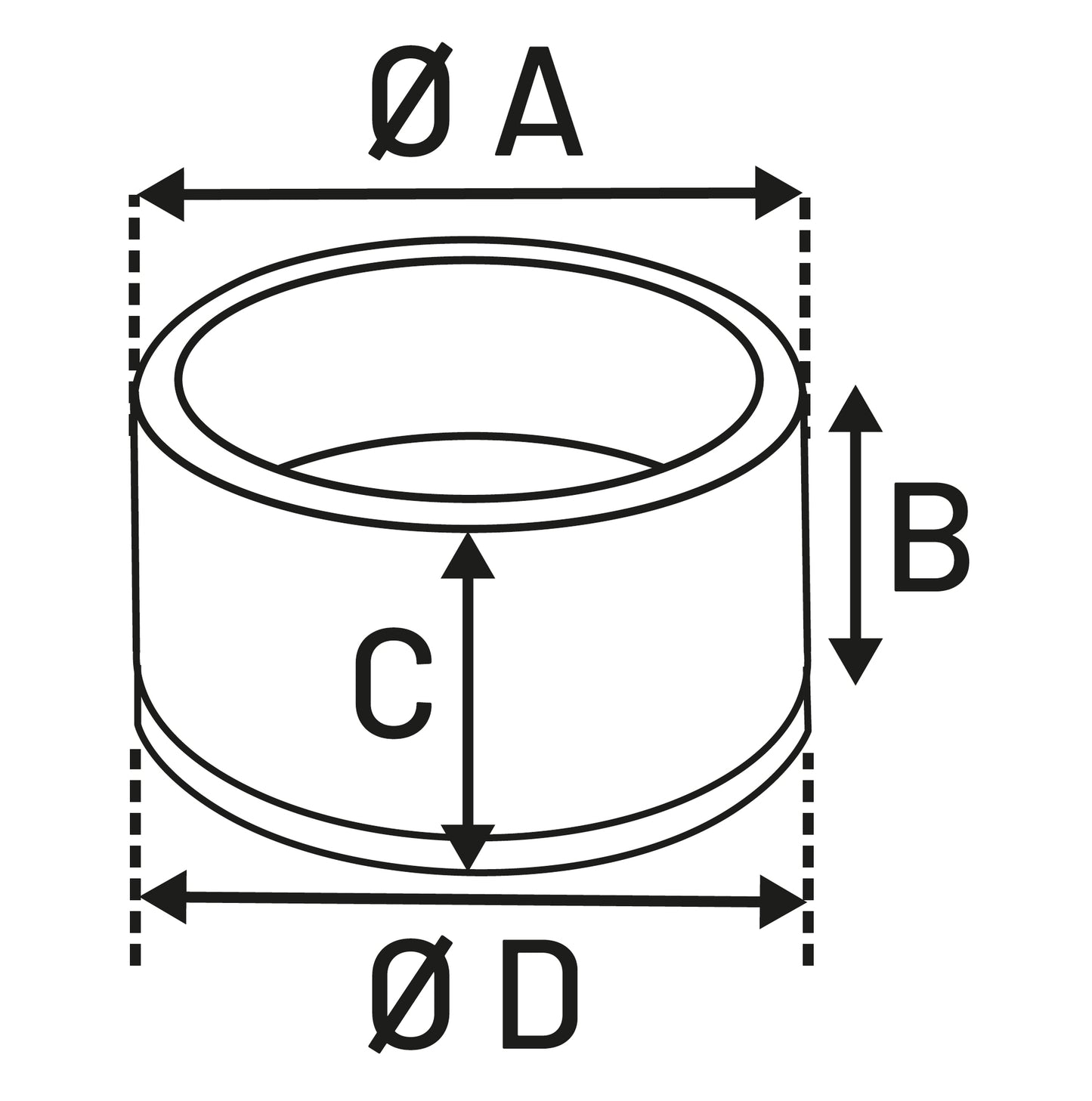 Flamingo Feeding and drinking bowl Bianco Round - керамична купичка за храна и вода 990 мл, бяла