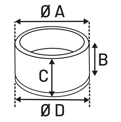 Flamingo Feeding and drinking bowl Bianco Round - керамична купичка за храна и вода 990 мл, бяла