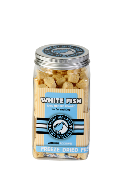Kiwi Freeze-Dried White Fish - лакомство за кучета и котки 60 г