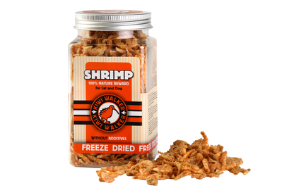 Kiwi Freeze-Dried Shrimps - лакомство за кучета и котки 50 г