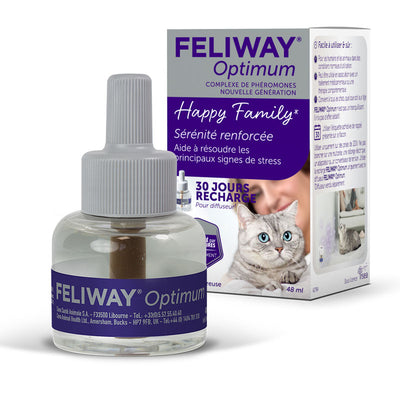 Feliway Optimum - успокояващи котешки феромони, пълнител 48 мл