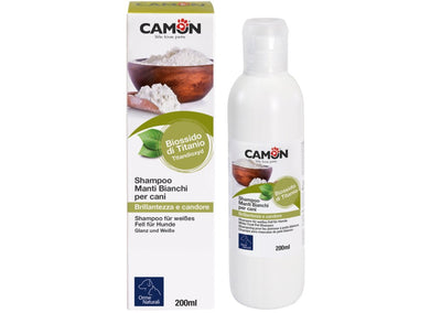 Camon Ormenaturali Shampoo for White Coats - шампоан за бяла козина с титанов диоксид 200 мл