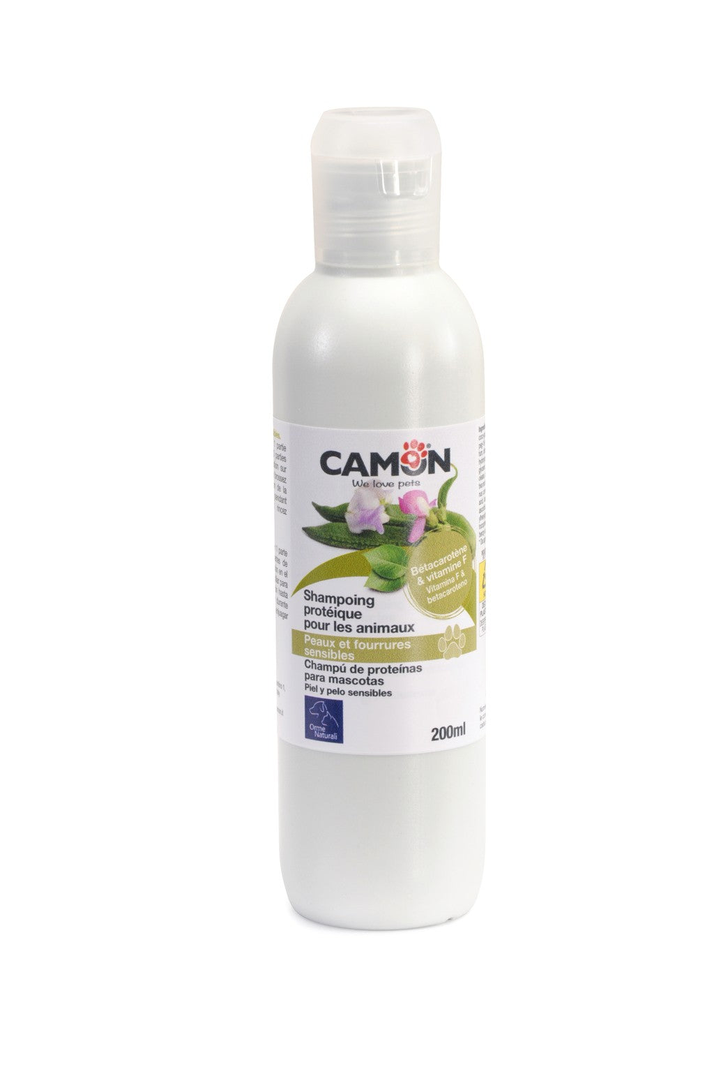 Camon Ormenaturali Protein Shampoo - протеинов шампоан с витамин F и бета-каротин 200 мл
