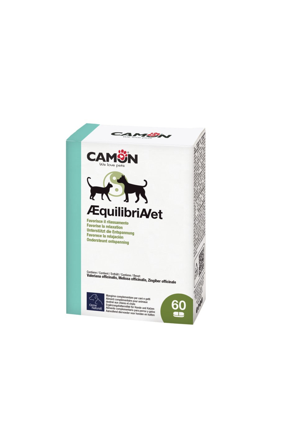 Camon AEquilibriAVet Tablets - антистрес таблетки за кучета и котки 60 таблетки