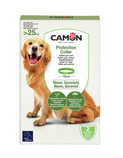 Camon Neem Collar for Large Dogs - натурална противопаразитна каишка за големи породи кучета с масло от нийм 75 см