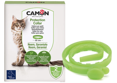 Camon Barrier Collar with Neem Oil for Cats - противопаразитна каишка с нимово масло за котки 35 см