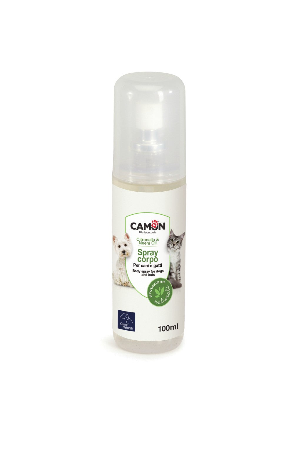 Camon Citronella and Neem Oil Body Spray - спрей с масло от нийм и лимонова трева 100 мл