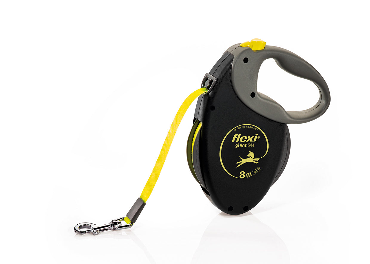 Flexi Giant Neon L - автоматичен повод за кучета, 8 метра