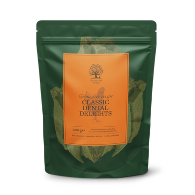 Essential Garin Free Dental Delights - с пилешко и телешко месо, за висока устна хигиена и здрави зъби, 8 бр.