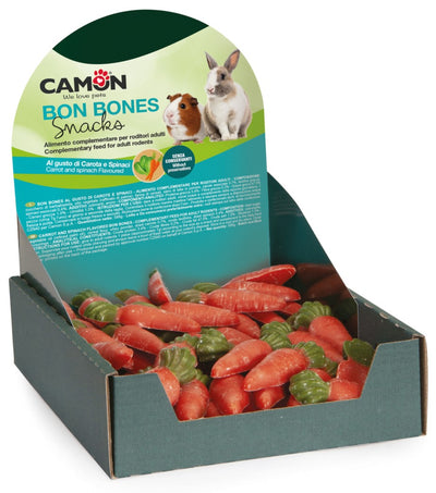 Camon Carrot Bons Snack - деликатесно лакомство с моркови, за мини зайчета 84 броя
