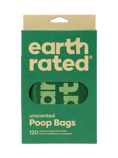 Earth Rated Handle Bags - 120 броя пликове тип потник от рециклирана пластмаса