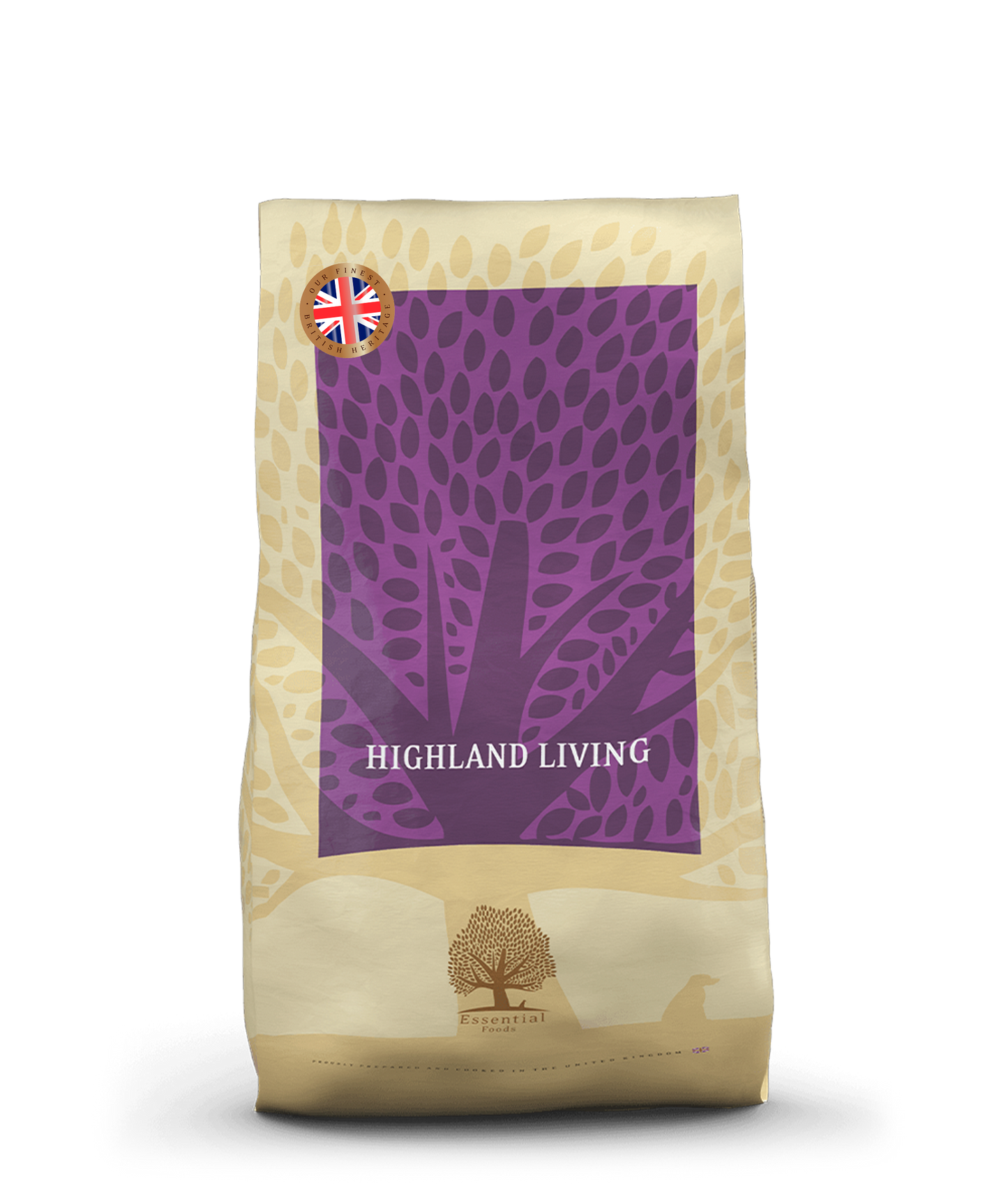 Essential Highland Living Small Size - пълноценна храна с пуешко, говеждо, диви птици, сьомга