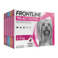РАЗПРОДАЖБА Frontline Tri-Act - спот он форма с разтвор против бълхи и кърлежи, с репелентно действие срещу кърлежи и комари за кучета