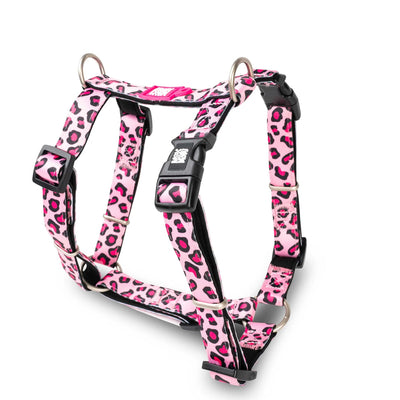 Max Molly H-Harness Leopard Pink - нагръдник за кучета