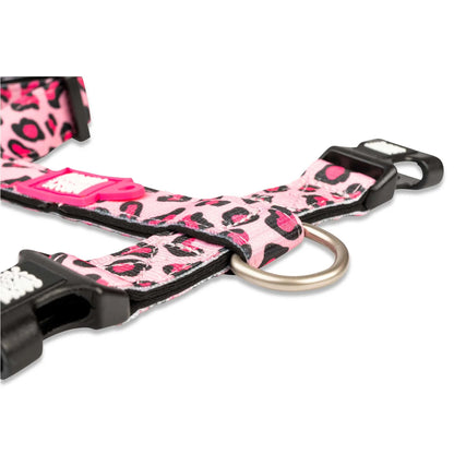 Max Molly H-Harness Leopard Pink - нагръдник за кучета