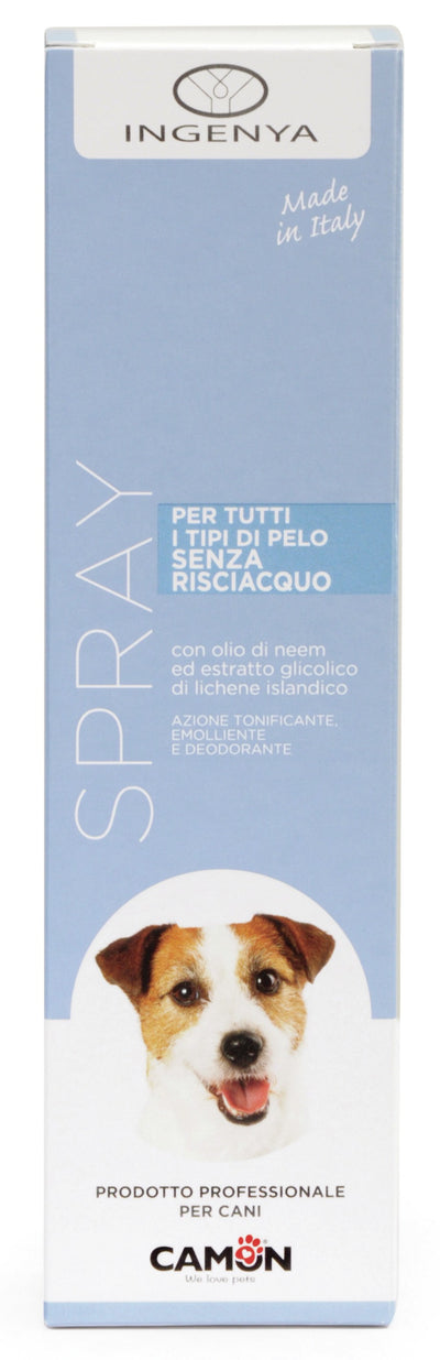 Camon Self-rinse Spray Shampoo for All Coat Types - сух шампоан без изплакване за кучета за всички типове козина 250 мл