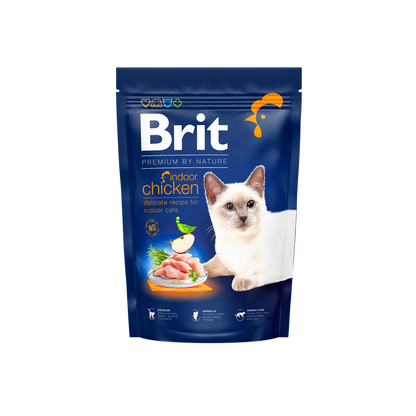 Brit Premium by Nature Cat Indoor Chicken - dry food with chicken for indoor cats