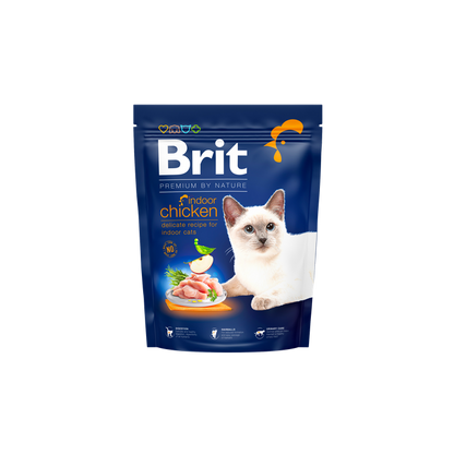 Brit Premium by Nature Cat Indoor Chicken - dry food with chicken for indoor cats