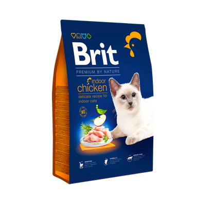 Brit Premium by Nature Cat Indoor Chicken - dry food with chicken for indoor cats