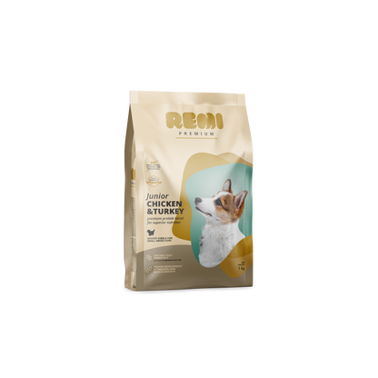Remi Premium Junior Small Breed Chicken and Turkey - суха храна за кученца от малки породи с пилешко и пуешко месо