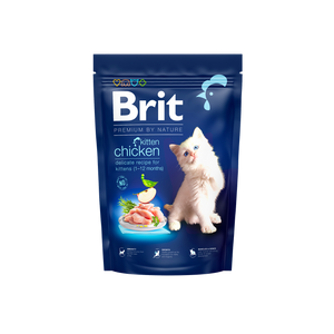 Brit Premium by Nature Cat Kitten Chicken - суха храна с пилешко месо за котенца